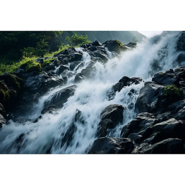 Waterfall painting